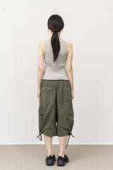 (W) Grain Sleeveless
