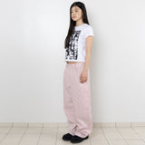 H Chain Twill Pants - Stripe Red