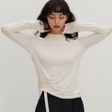 Side String T/Shirts Ivory
