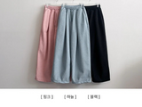 ニューティーパッチポケットストリングコーデュロイワイドパンツ[Long & Short]