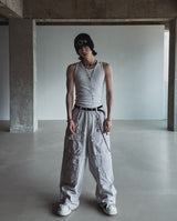 Post multi pocket cargo pants