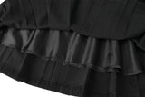 Classic pleats skirt - black