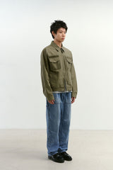 インシジョンダブルニーカーペンターパンツ (Washed Blue)