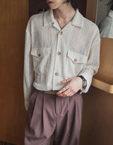 Orz Crochet Over Shirt