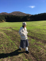 ハートニットジップアップ