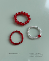 Cherry Ring Set (3 piece)