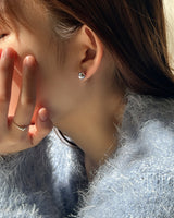 エンジェルパールピアス (シルバー)