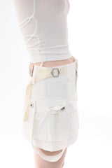 JOSEE HALF ZIP-UP / WHITE