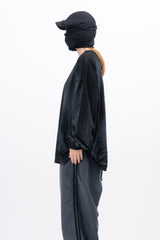 シャーブルラフウォッシュド長袖Tシャツ