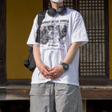 オーバーサイズフィットオリンピアプリントTシャツ