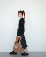 Teddy fluffy big bag _ camel