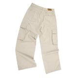 Light beige snap cargo pants