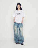 25FW マルチ AC ベアフェイスロゴ半袖Tシャツ ホワイト