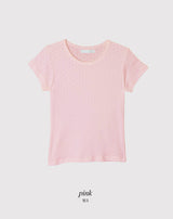 [SHOPPERMADE] アイレットスリムショートスリーブTシャツ (4color)
