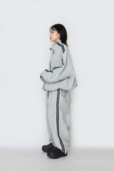 Track High Neck Zip-Up