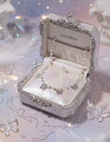 [Redvelet Joy, Jo Yu-ri Necklace] Butterfly Waltz Choker Necklace - Silver Color