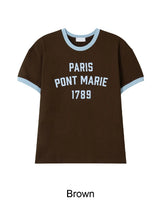 Heize Paris Ringer Short Sleeve Tee