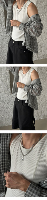 [UNISEX] ペンダントチェーンネックレス