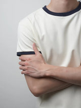 TP8 Tipped Rib-Knit Tee