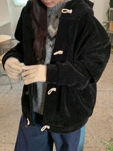 Beamcats Duffle Corduroy Brushed Hood Jacket