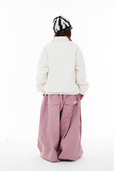BSR NEW SUPER WIDE JOGGER PANTS INDY PINK