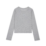 ソフトストライプTシャツ (ブラック)