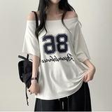 Deronspan Unbal Shoulder Boxy Fit Short Sleeve Tee
