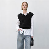 (BL-4304)ESSENTIAL SIMPLE COTTON SHIRT