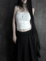 gloy lace sleeveless (2color)