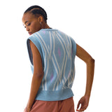 Diamond Vest Sky Blue