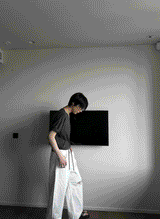 ビンテージダメージホワイトパンツ