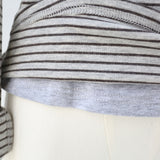 Mocha Stripe Layered Tee 233237262
