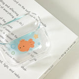 [AirPods] ゴールドフィッシュケース (ブルー) (オンリーケース)