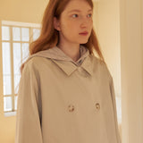 Short Trench Coat Beige