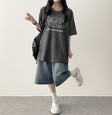 Ix ピグメントボクシーフィット半袖Tシャツ