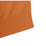 LOGO STITCH ROUND HALF SLEEVE KNIT [3color]