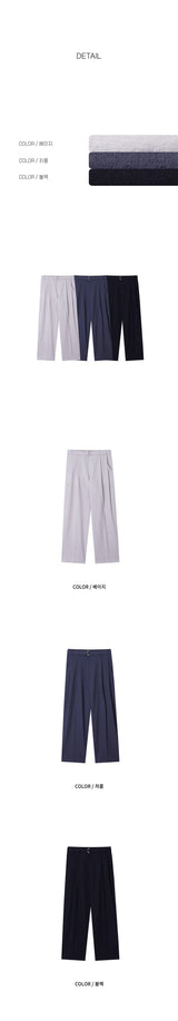 [SET UP가능] Minimal belt slacks(3color)