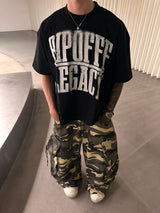 RIPOFFF カーゴ ワイドレッグ ウォッシュ パンツ