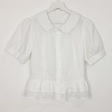 Le Petite Ruffle Blouse (3color)