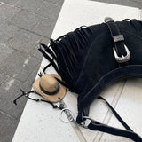 Cowboy Star Tassle Keychain