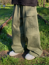 Convertible Wide Cotton Pants (5 Colors)