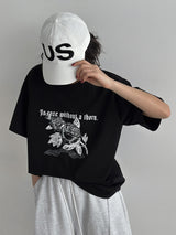 3 TAP Rose Silket Short Sleeve T Shirt (2color)