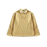Marble Stripe Collar Tee (yellow)