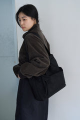puff pocket padding bag (black)