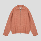 Saint wool zipup knit