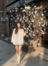 #YP Stripe Loose Fit Shirt (3color)