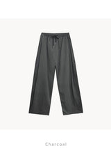Twill Side Tuck Pants