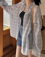 Dessa linen checkered shirt