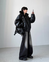 Keysia Fur Leather Jumper