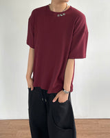 ウェザークロップワッフルショートスリーブTシャツ